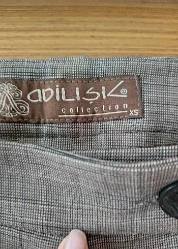 Kadın kahve Blazer Ceket ve pantolon dar kalıptır - Görsel 6