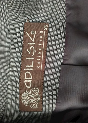 Kadın kahve Blazer Ceket ve pantolon dar kalıptır - Görsel 4