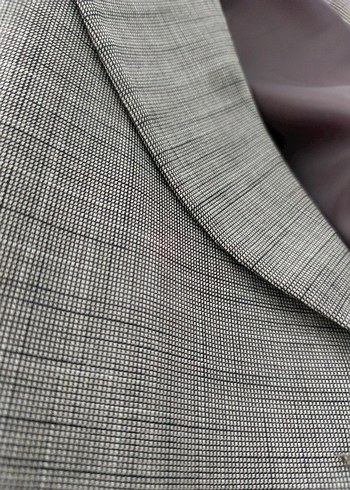 Kadın kahve Blazer Ceket ve pantolon dar kalıptır - Görsel 2