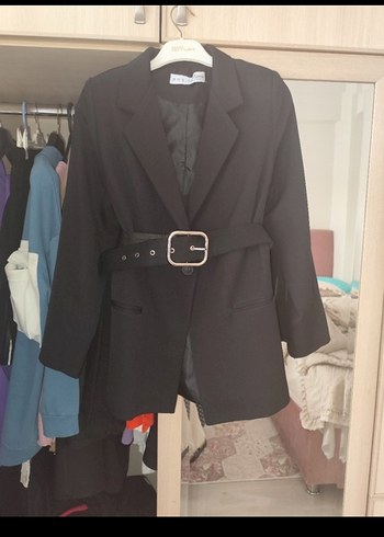 Zara Kemerli Blazer Ceket