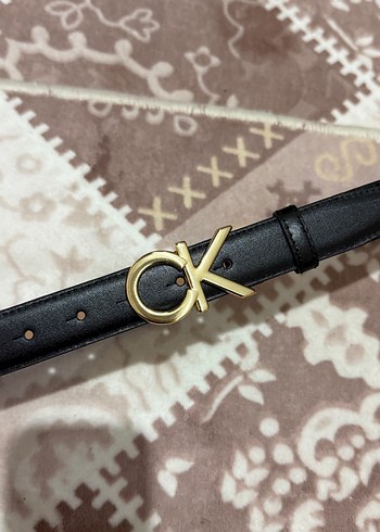 Calvin Klein Calvin Minimal Siyah Deri Kemer