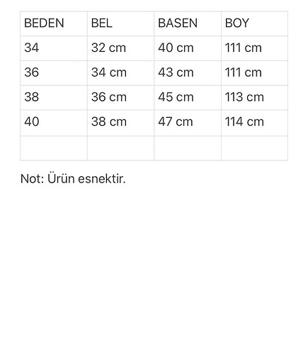 36 Beden siyah Renk Siyah İspanyol paça pantolon