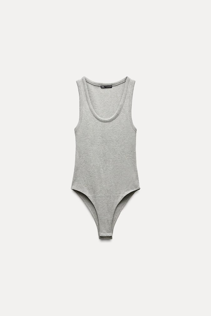 Zara parlak bodysuit - Görsel 4