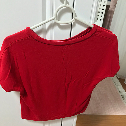 Zara Crop top kırmızı