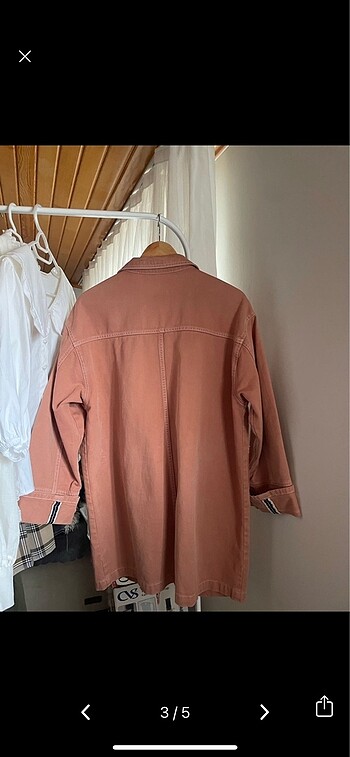 m Beden turuncu Renk Pull and bear ceket