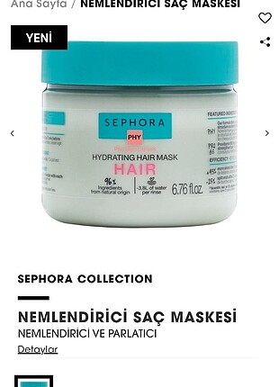 Sephora saç maskesi