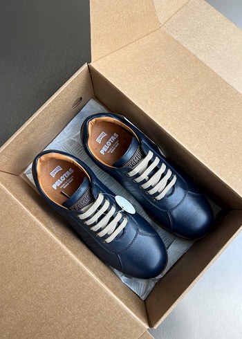 Camper Pilot Lacivert Deri Sneaker