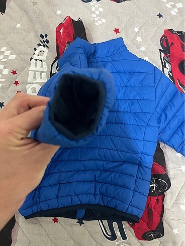 24-36 Ay Beden mavi Renk Erkek çocuk mont