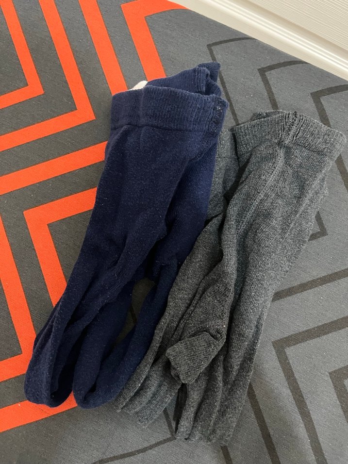 Gri Nakışlı Çocuk Taytı - Görsel 2