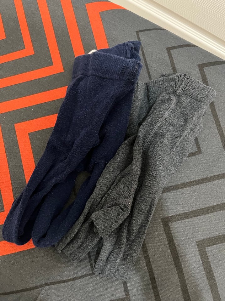 Gri Nakışlı Çocuk Taytı - Görsel 4