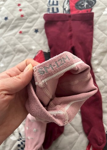 Bordo Bebek Külotlu Çorap - Görsel 5