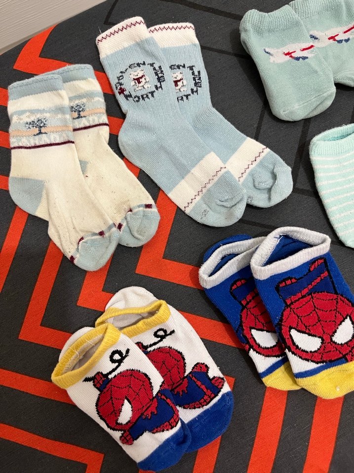 Erkek Çocuk Renkli Nakışlı Çorap Seti - Görsel 3