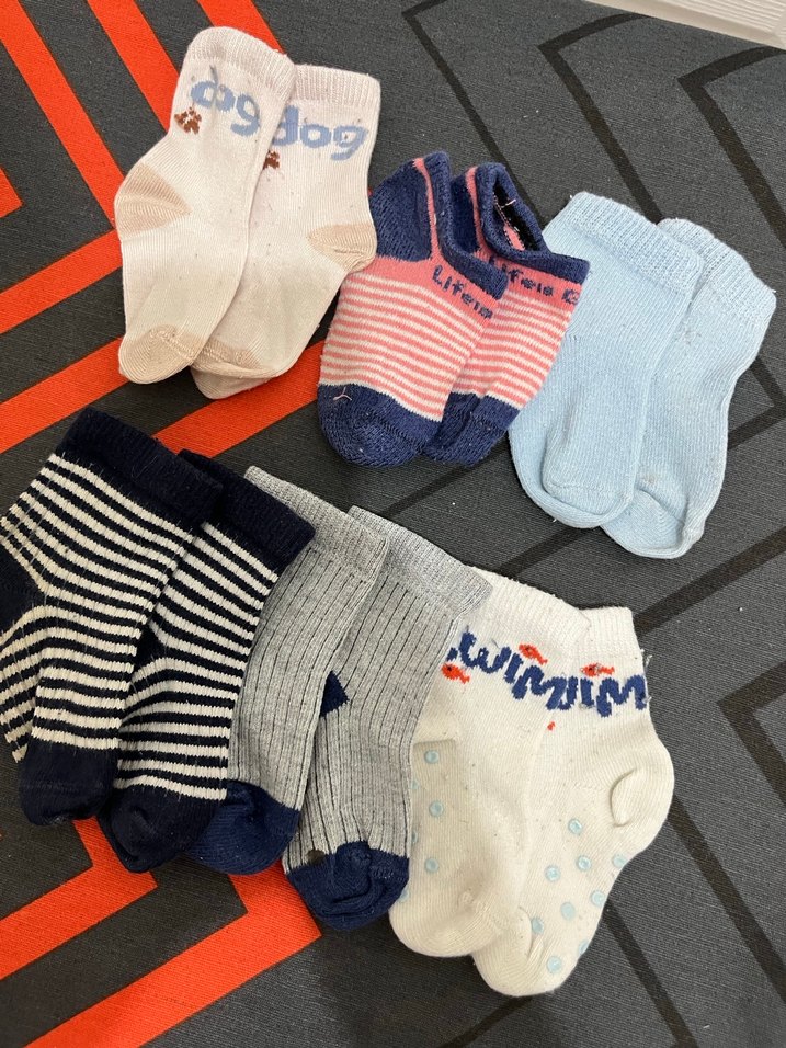 Erkek Çocuk Renkli Nakışlı Çorap Seti - Görsel 2
