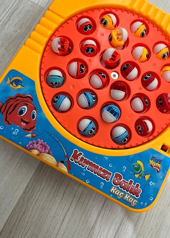 Beden Renk Renkli Kırmızı Balık Oyun Seti