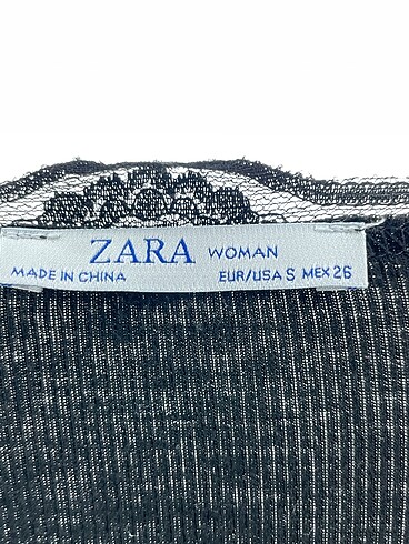 s Beden siyah Renk Zara Bluz %70 İndirimli.