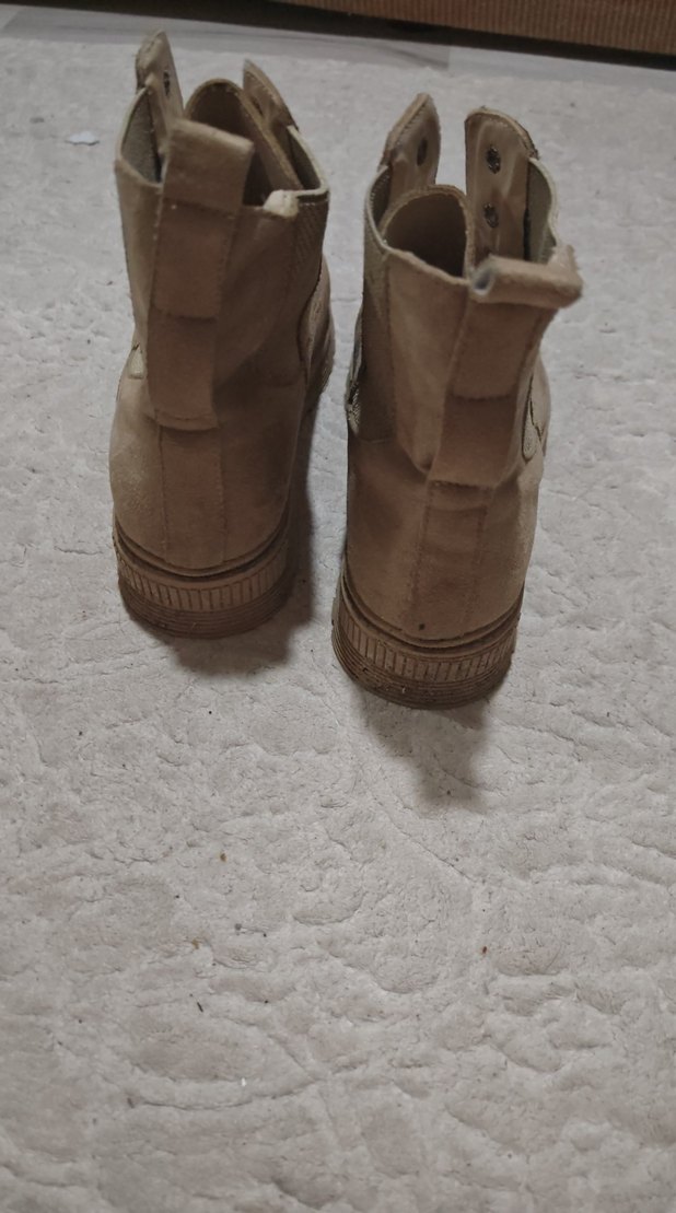 Bej Süet Kadın  Bot - Görsel 5