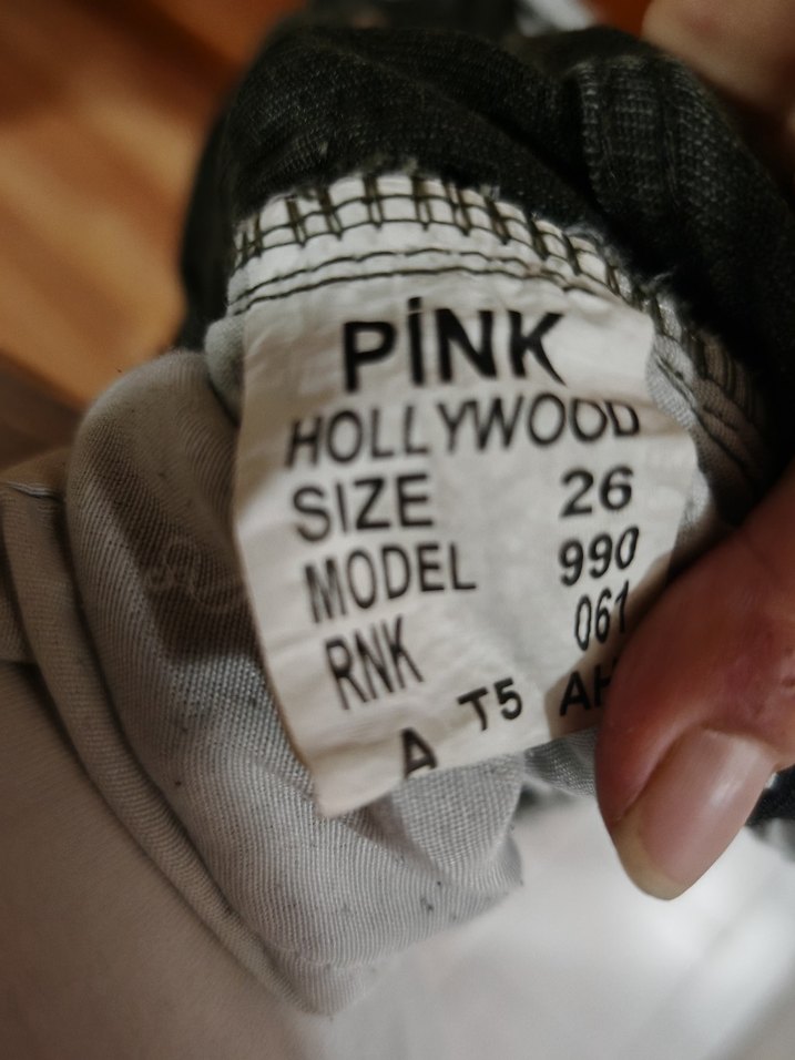 Kadın yeşil Kemerli Keten Pantolon - Görsel 3