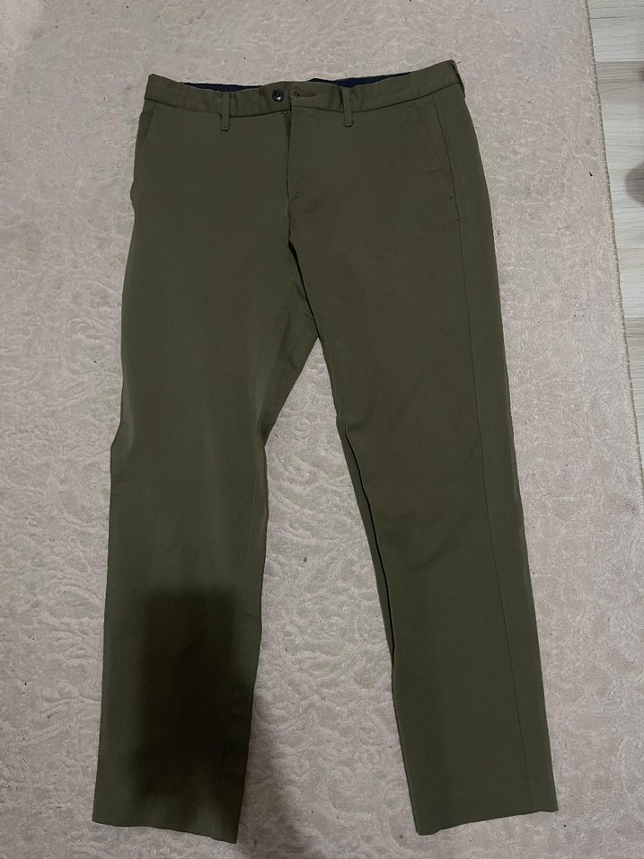 ERKEK 
 Haki Kumaş Pantolon Regular Fit - Görsel 2