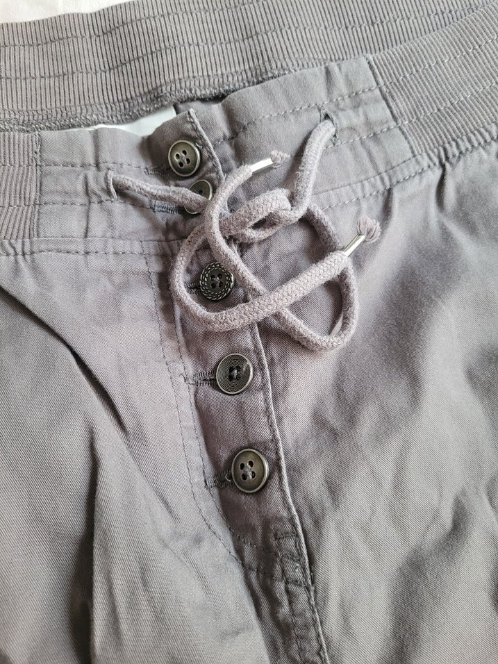 Gri Kemerli Midi Kadın kapri - Görsel 4