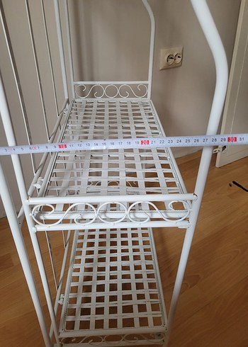 Dekoratif ferforje çok amaçlı raf - Görsel 9