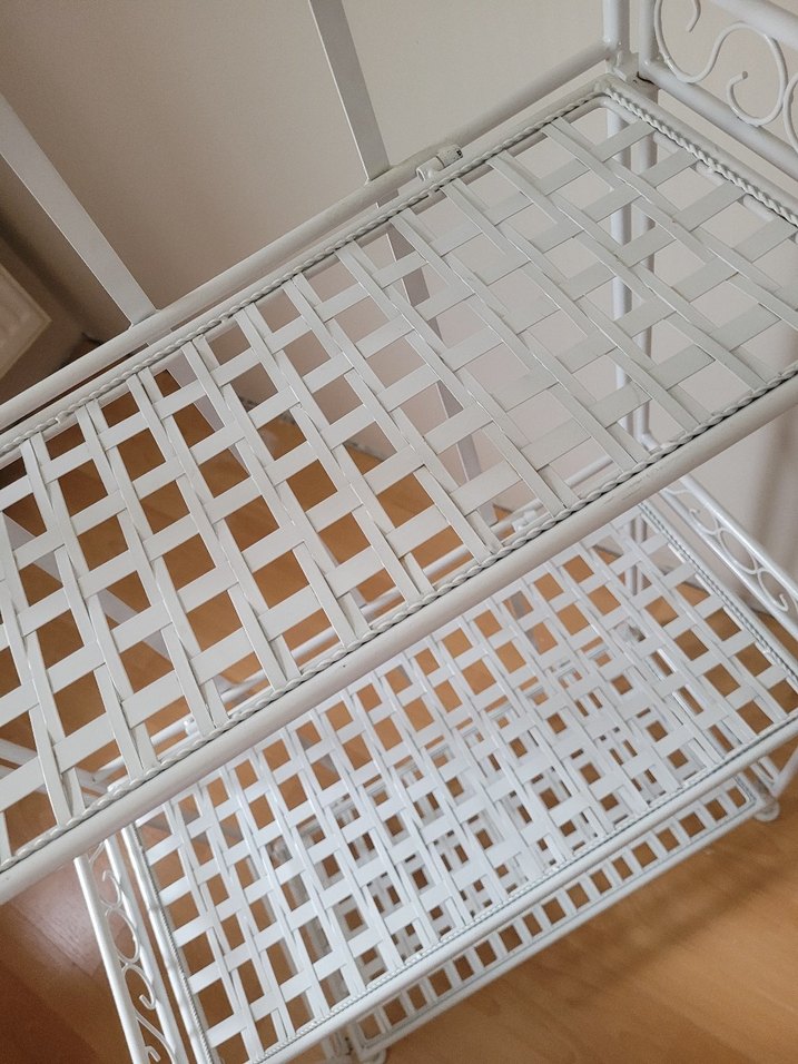 Dekoratif ferforje çok amaçlı raf - Görsel 4