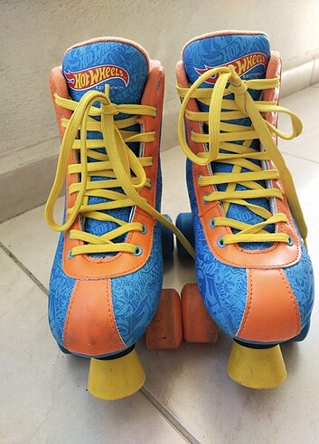  Beden mavi Renk Hot Wheels 34/35 Numara Paten