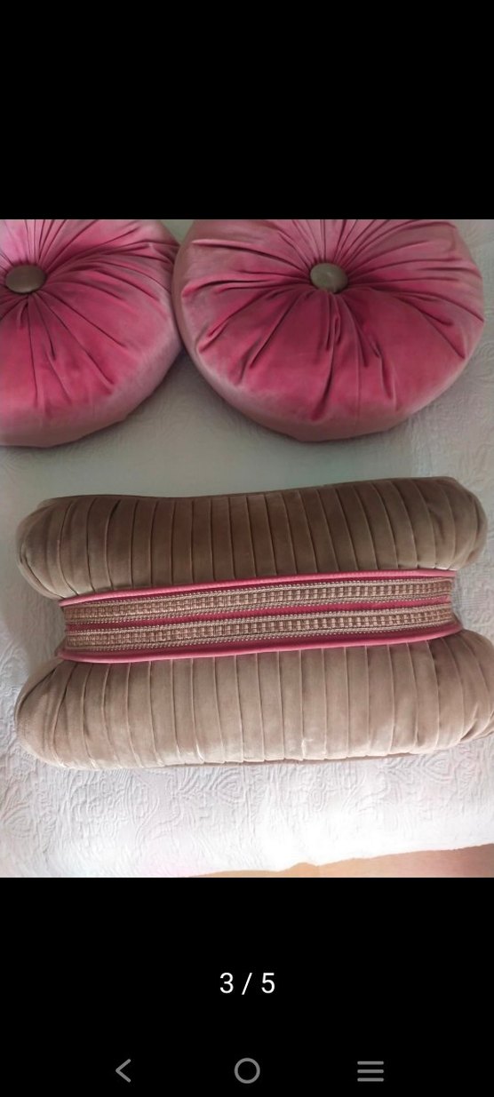 3 Ade İtalyan Kadife Kırlent - Görsel 3