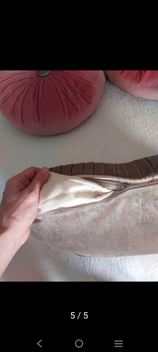 3 Ade İtalyan Kadife Kırlent - Görsel 5