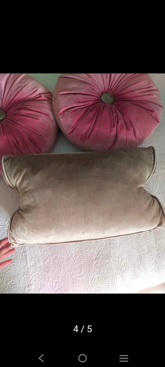 3 Ade İtalyan Kadife Kırlent - Görsel 4