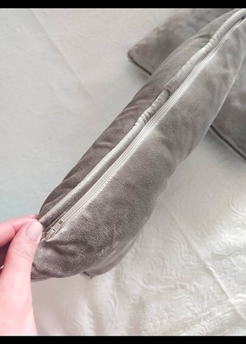 2 adet İtalyan Kadife Kırlent - Görsel 5