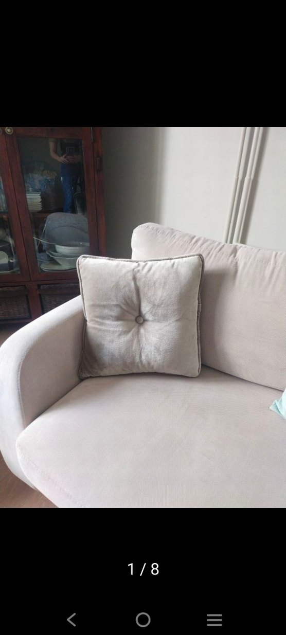 2 adet İtalyan Kadife Kırlent - Görsel 2