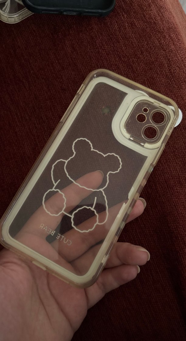 Pastel Renkli Ayıcık Desenli Telefon Kılıfı iphone 11 uyumlu - Görsel 2