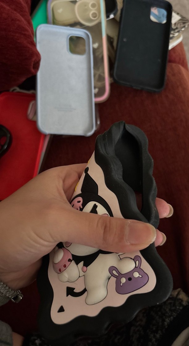 Kuromi Telefon Kılıfı iphone 11 uyumlu - Görsel 3