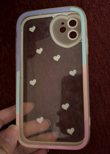 Şeffaf Pastel Renkli Telefon Kılıfı iphone 11 uyumlu - Görsel 2