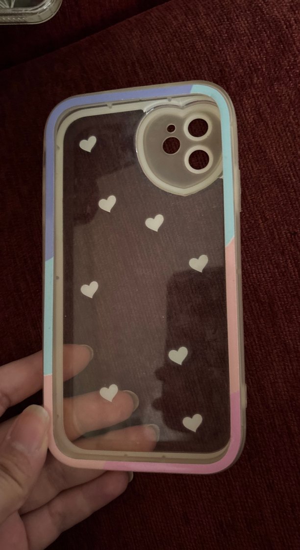 Şeffaf Pastel Renkli Telefon Kılıfı iphone 11 uyumlu - Görsel 2