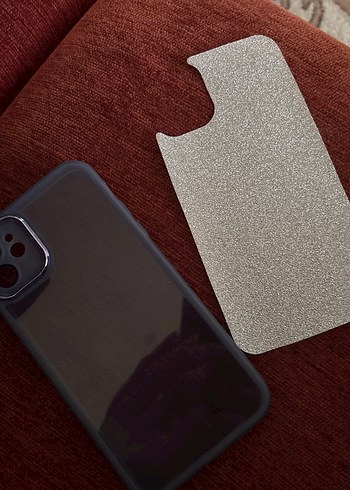 Gri Simli mavi Sokak Stili Telefon Kılıfı iphone 11 uyumlu - Görsel 3