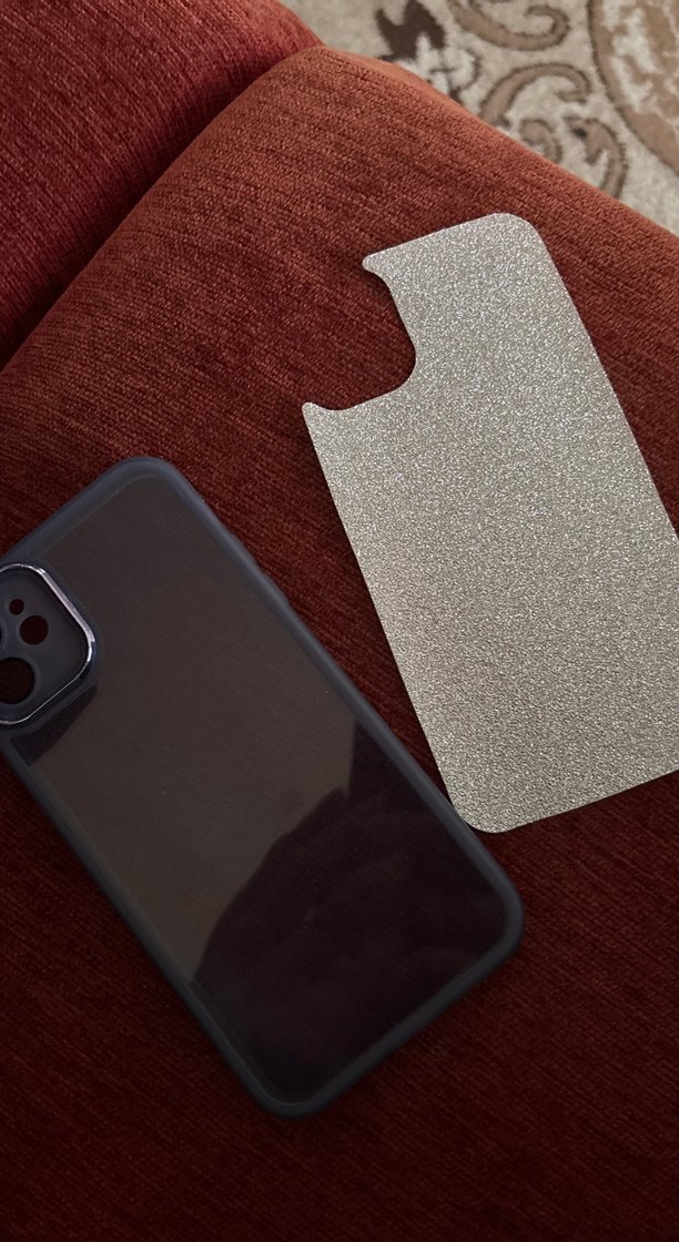 Gri Simli mavi Sokak Stili Telefon Kılıfı iphone 11 uyumlu - Görsel 3