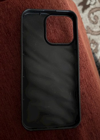 Siyah dalgalı desenli Telefon Kılıfı iphone 14 plus uyumlu - Görsel 2