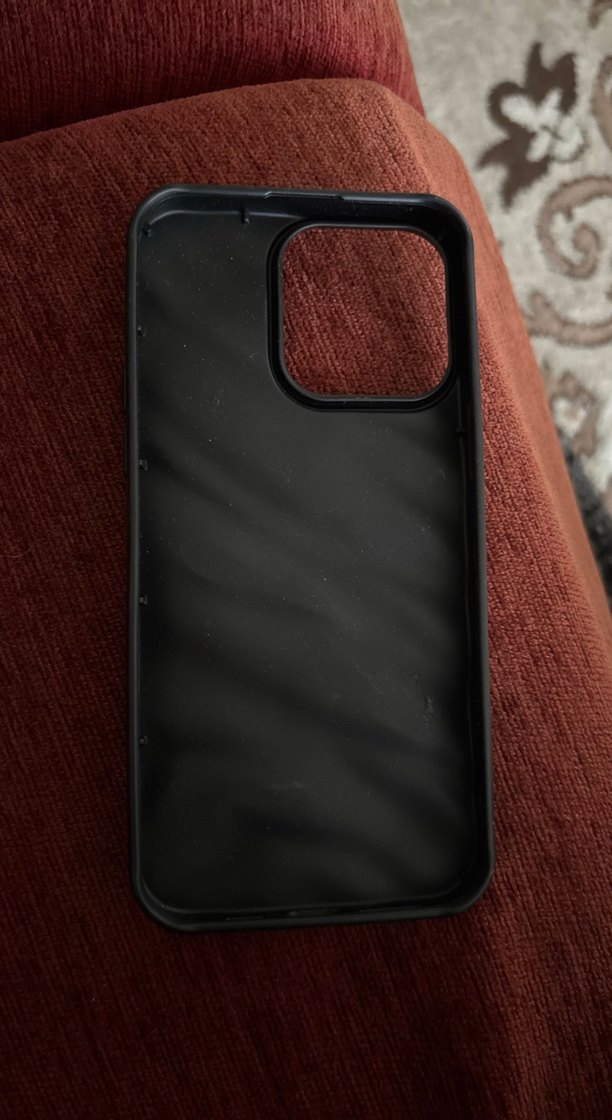 Siyah dalgalı desenli Telefon Kılıfı iphone 14 plus uyumlu - Görsel 2