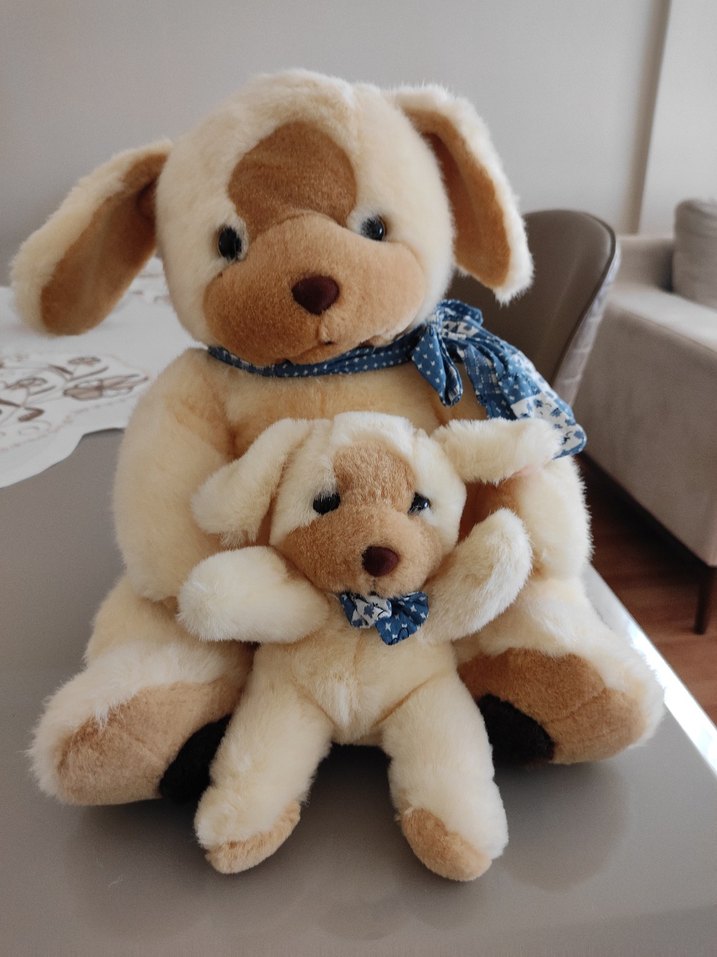 Peluş Oyuncak Yavrulu Ayicik Hediye, Sevgililer gunu - Görsel 2