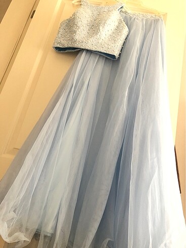 Bebe mavisi çok tatlış abiye - Görsel 5