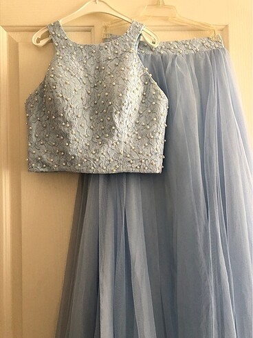 Bebe mavisi çok tatlış abiye - Görsel 3