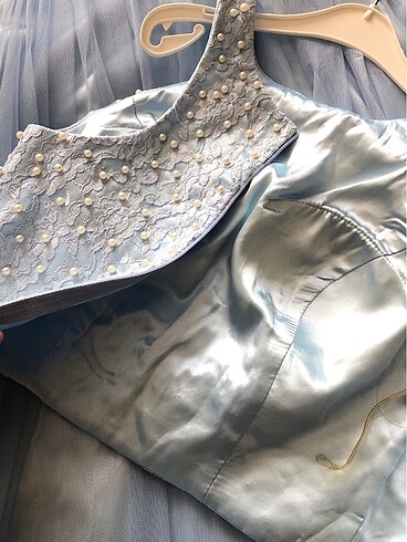 Bebe mavisi çok tatlış abiye - Görsel 9