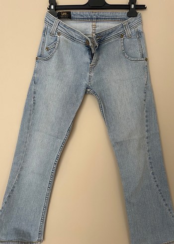 Lee Kadin Gri Denim Normal Paca Jean
