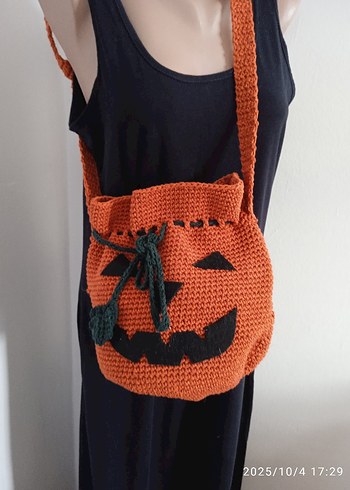  Beden Halloween pumpkin bag