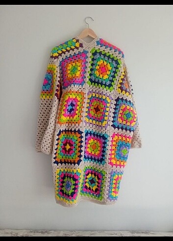 diğer Beden Oversize motif hirka