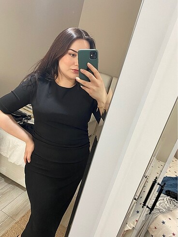 Zara Kahverengi zara drapeli elbise
