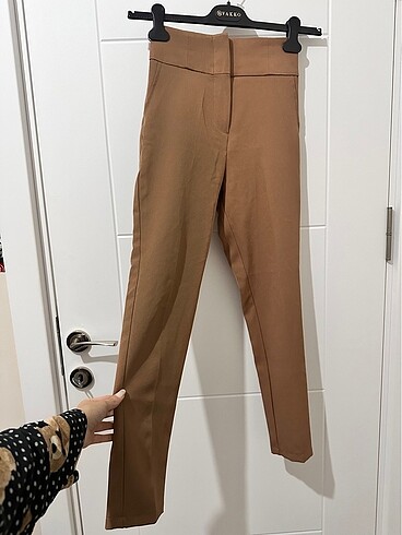 s Beden camel Renk Kumaş pantolon