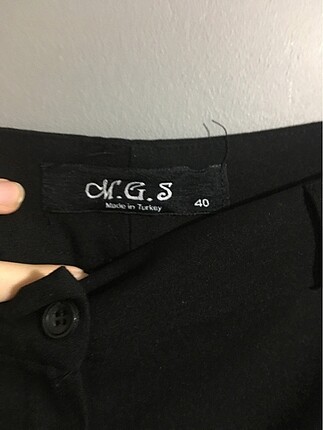40 Beden siyah Renk Kumaş pantolon
