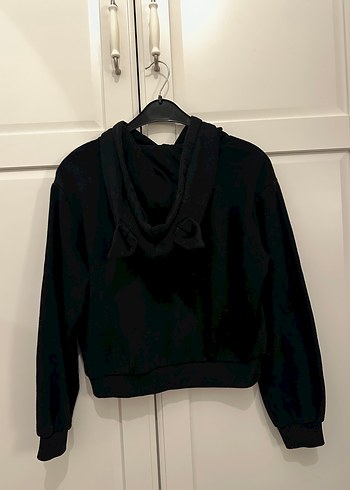 H&M H&M Siyah Kapüşonlu Sweatshirt